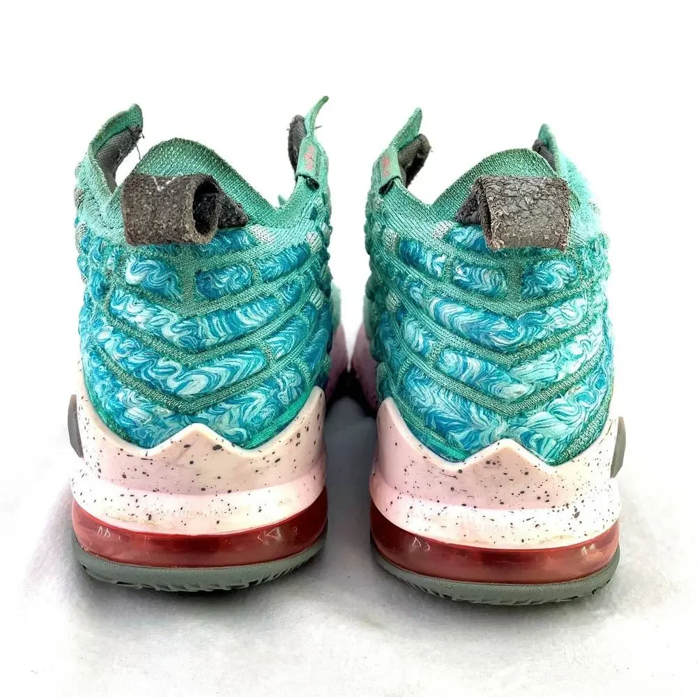 Nike LeBron James XVII 17 “South Beach” BQ5594-444 Size 4Y Or Women’s 5.5